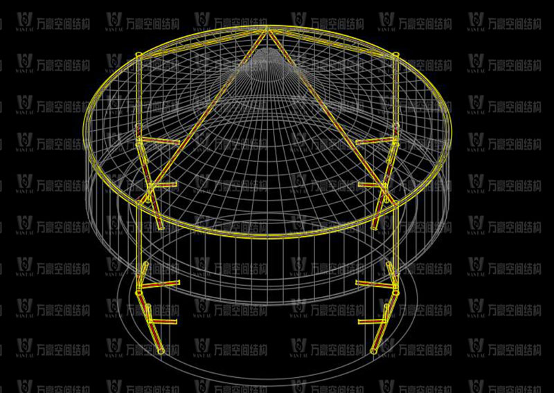淮安鹽化新材料產(chǎn)業(yè)園區(qū)污水處理廠膜結構項目竣工