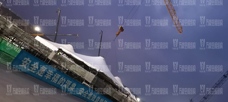 南京園博園穹蓋式膜結(jié)構(gòu)棚項目最新進展