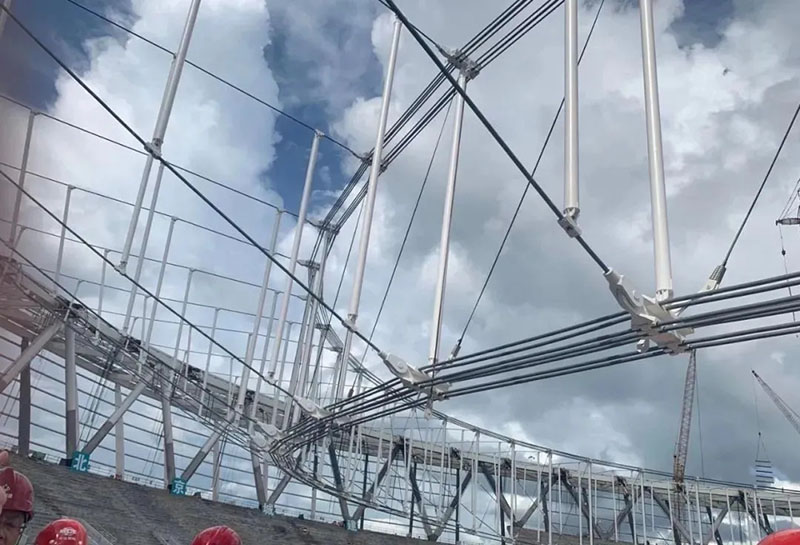 CFRP碳纖維索在空間結構中首次成功應用