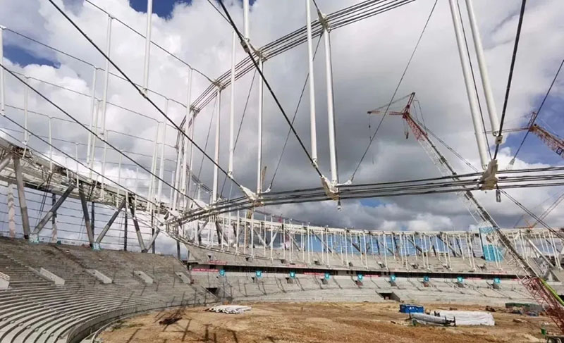 CFRP碳纖維索在空間結構中首次成功應用