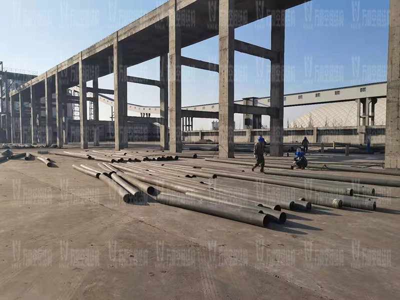 內(nèi)蒙能源長城五礦選煤廠鋼骨架膜棚建設(shè)項目開始施工