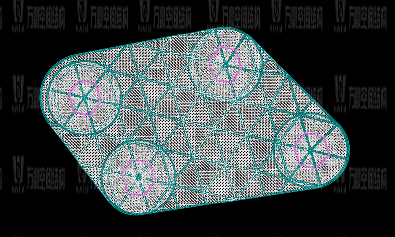 萬豪2021第7標(biāo)-臺州大板橋ETFE氣枕天幕項目