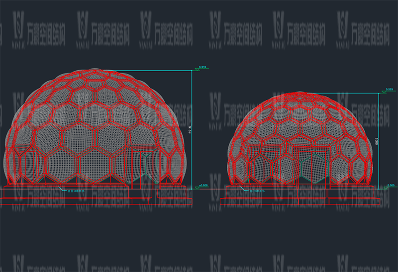 無(wú)線創(chuàng)智城市功能空間業(yè)態(tài)優(yōu)化五星集市鋼膜結(jié)構(gòu)工程