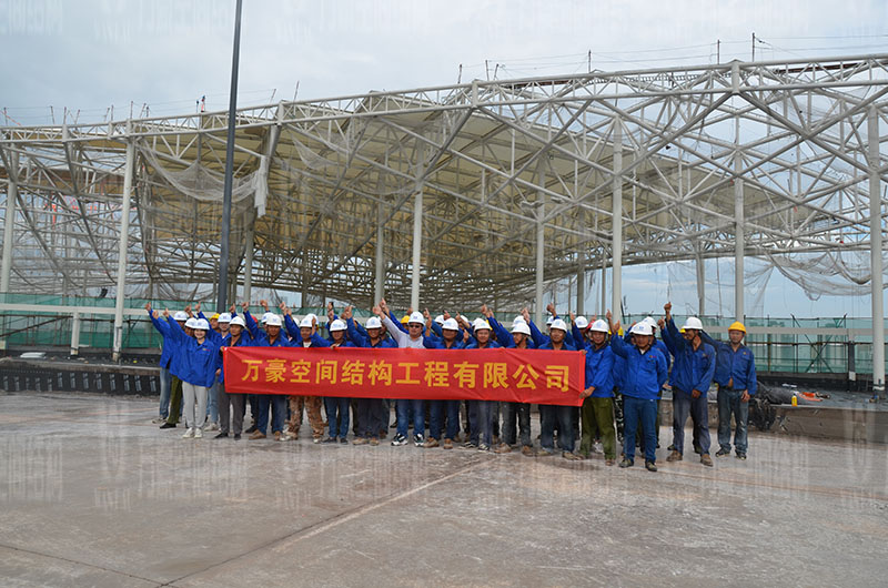 萬豪空間結(jié)構(gòu)員工到杭州亞運會棒（壘）球體育文化中心膜結(jié)構(gòu)項目學(xué)習(xí)交流