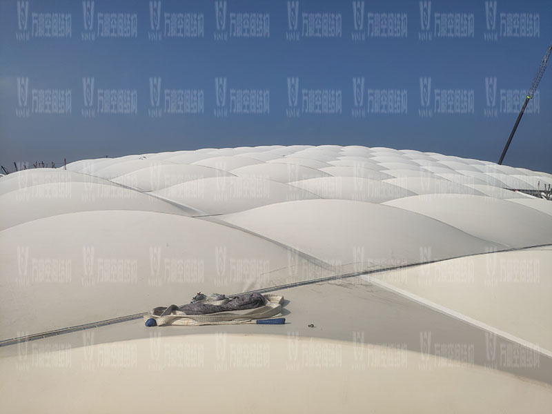 亞運會棒（壘）球體館、亞洲杯主辦場地重慶龍興足球場膜結(jié)構(gòu)項目動員大會