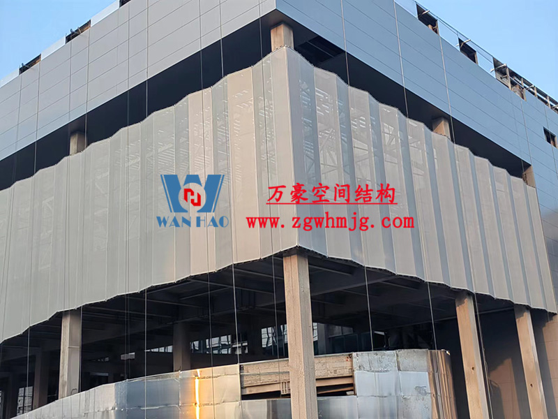 紹興國際會展中心C1區(qū)展廳幕墻網(wǎng)格膜項目完工 紹興國際會展中心C1區(qū)展廳幕墻網(wǎng)格膜項目完工