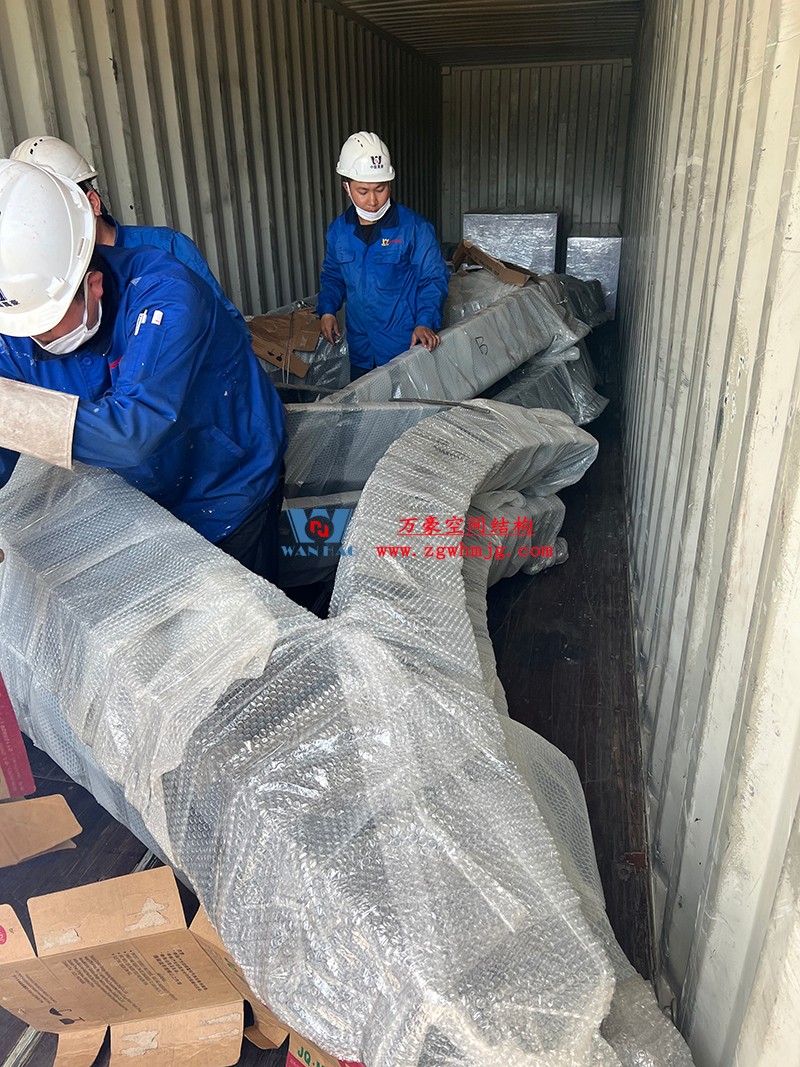 卡塔爾清真寺ETFE氣枕項目開始出貨