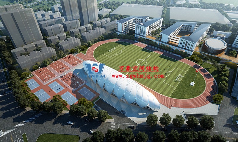 龍泉市體育場鋼膜結(jié)構工程完工 龍泉市體育場鋼膜結(jié)構工程完工