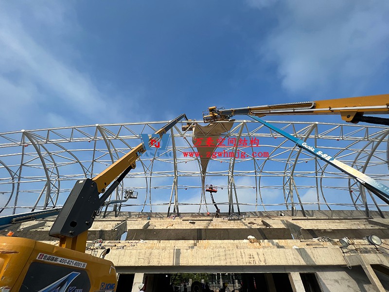 龍泉市體育場鋼膜結(jié)構工程完工 龍泉市體育場鋼膜結(jié)構工程完工