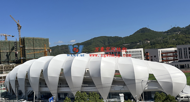 龍泉市體育場鋼膜結(jié)構工程完工 龍泉市體育場鋼膜結(jié)構工程完工