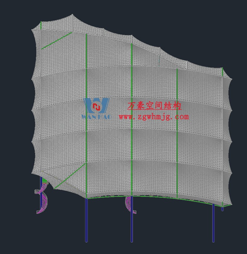 國網(wǎng)江西省電力有限公司培訓中心實訓基地改造膜結構工程