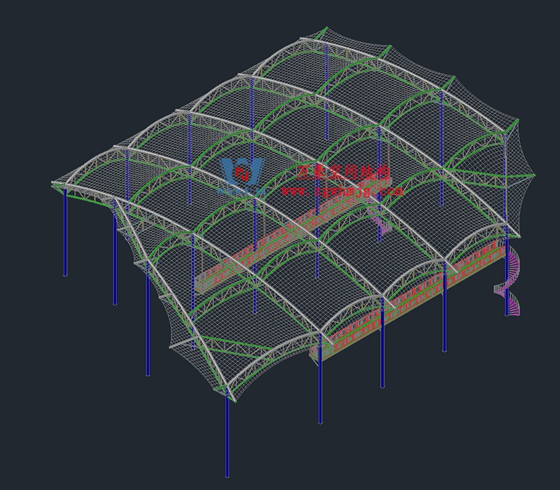 國網(wǎng)江西省電力有限公司培訓中心實訓基地改造膜結構工程