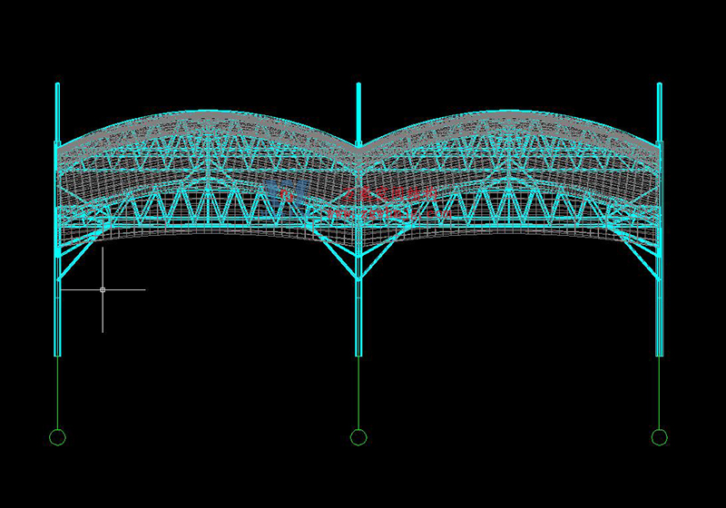 萬豪2023第6標(biāo)-溫州惠民路西側(cè)綠地球場(chǎng)鋼膜結(jié)構(gòu)工程