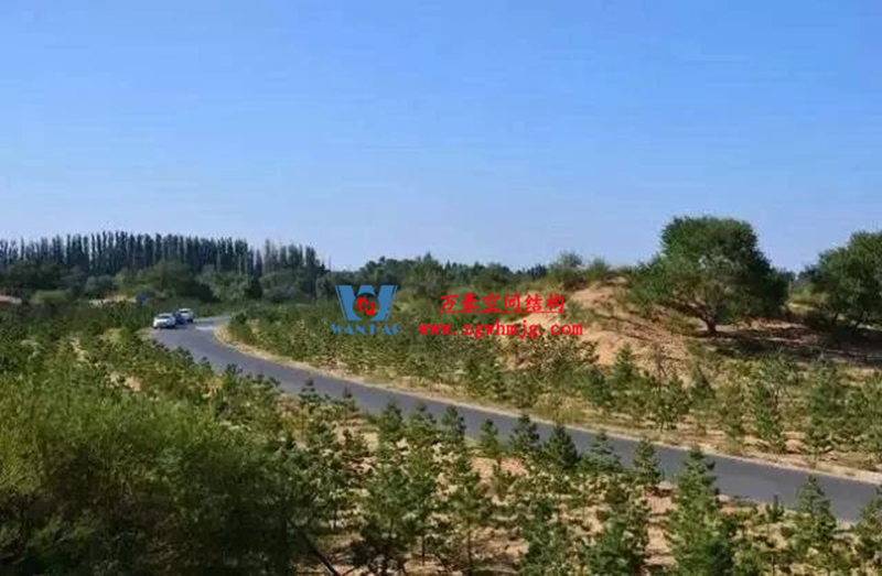 芳菲四月，共鑒美好！陜西定邊馬蓮灘沙漠公園鋼膜結(jié)構(gòu)工程最新進(jìn)展播報