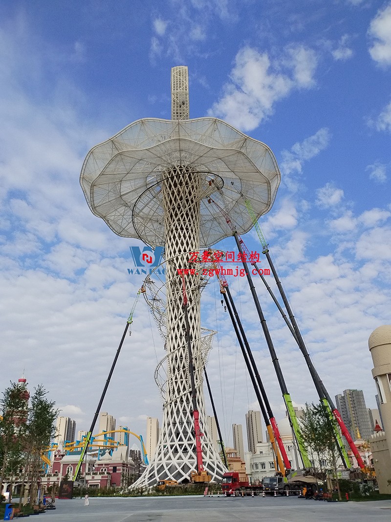 身姿輕盈，造型優(yōu)美的膜結(jié)構(gòu)建筑