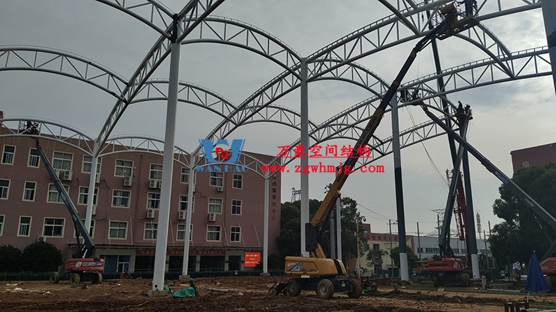 國(guó)網(wǎng)江西省電力有限公司培訓(xùn)中心實(shí)訓(xùn)基地改造膜結(jié)構(gòu)項(xiàng)目最新施工進(jìn)度 國(guó)網(wǎng)江西省電力有限公司培訓(xùn)中心實(shí)訓(xùn)基地改造膜結(jié)構(gòu)項(xiàng)目最新施工進(jìn)度