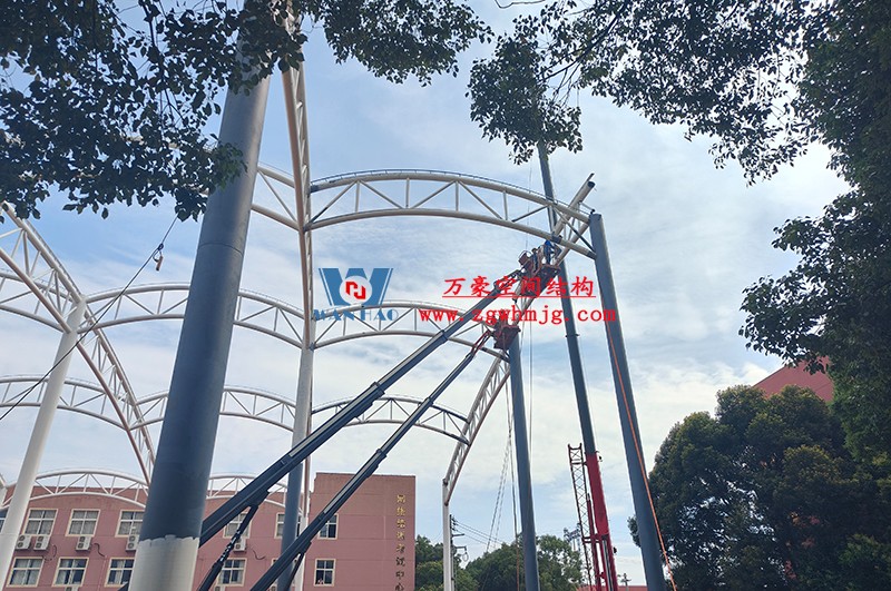 國(guó)網(wǎng)江西省電力有限公司培訓(xùn)中心實(shí)訓(xùn)基地改造膜結(jié)構(gòu)項(xiàng)目最新施工進(jìn)度 國(guó)網(wǎng)江西省電力有限公司培訓(xùn)中心實(shí)訓(xùn)基地改造膜結(jié)構(gòu)項(xiàng)目最新施工進(jìn)度