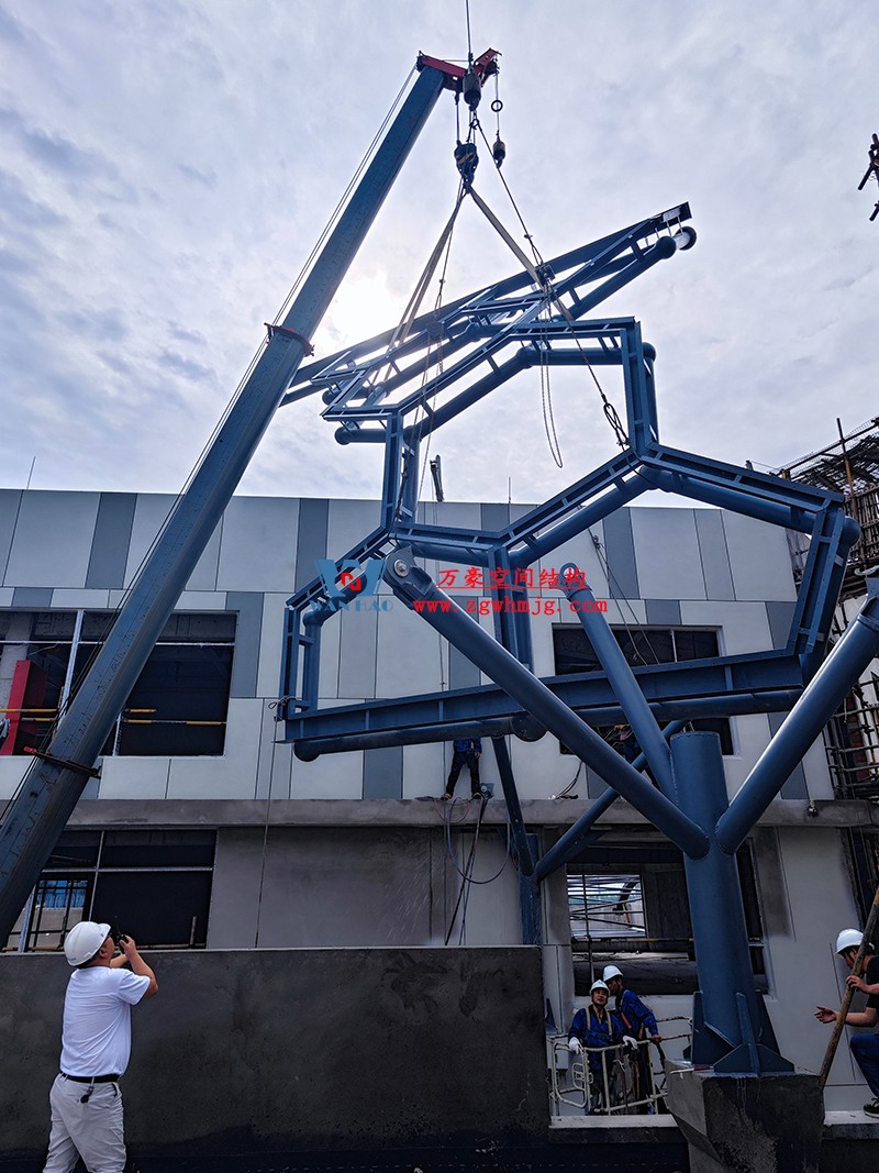 嘉興長安里ETFE氣枕鋼膜結(jié)構(gòu)頂棚工程 嘉興長安里ETFE氣枕鋼膜結(jié)構(gòu)頂棚工程