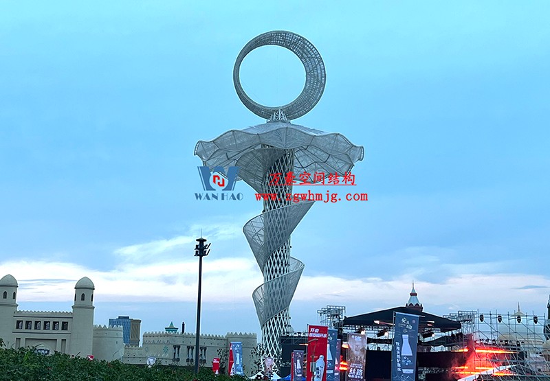 西安絲路塔ETFE膜結(jié)構(gòu)項(xiàng)目順利完工 西安絲路塔ETFE膜結(jié)構(gòu)項(xiàng)目順利完工