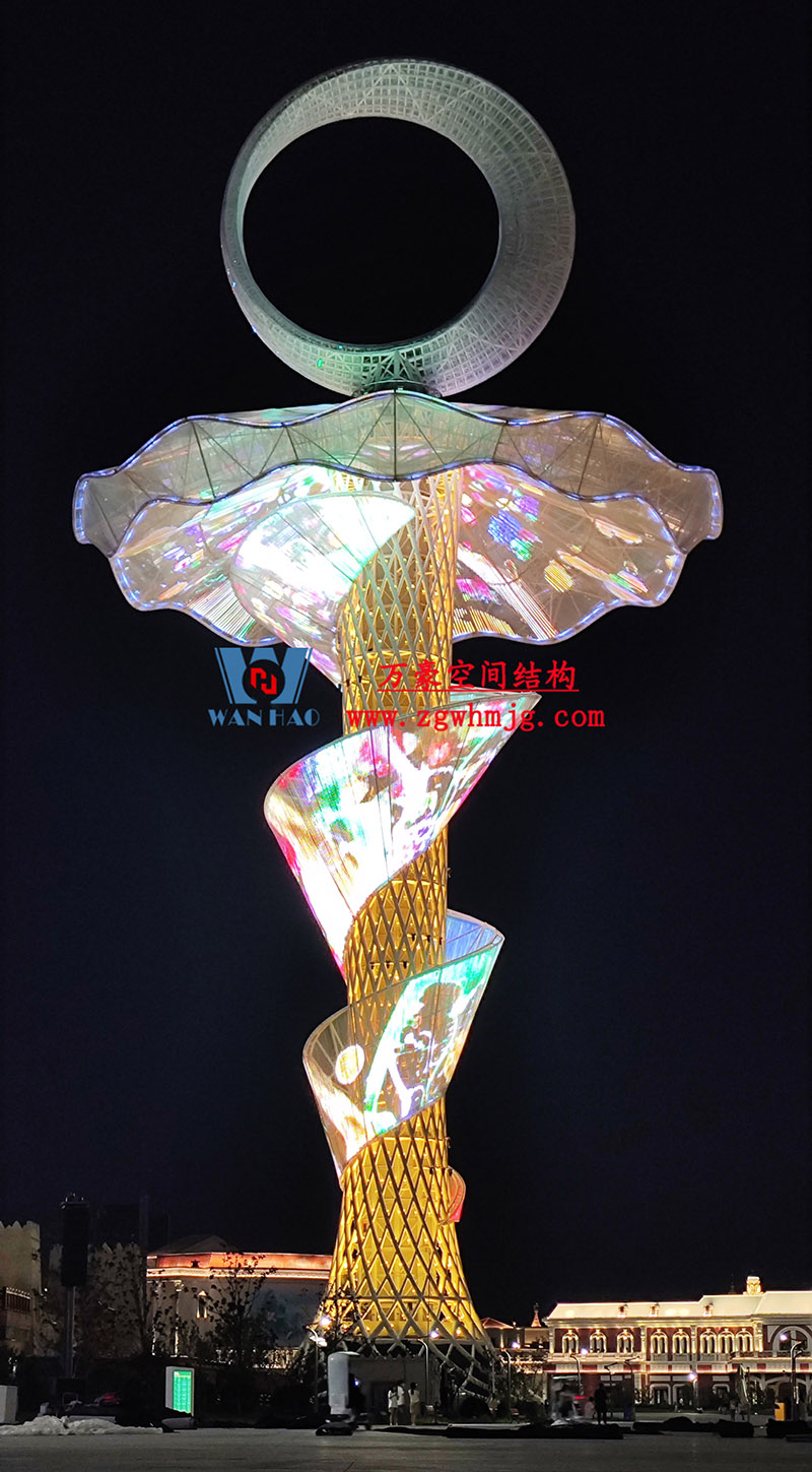 西安絲路塔ETFE膜結(jié)構(gòu) 西安絲路塔ETFE膜結(jié)構(gòu)