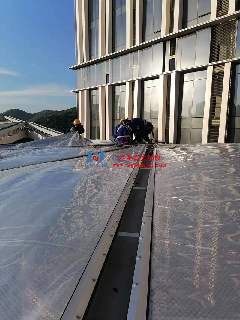 中交海南總部基地項目A地塊三標(biāo)段ETFE膜結(jié)構(gòu)項目 中交海南總部基地項目A地塊三標(biāo)段ETFE膜結(jié)構(gòu)項目