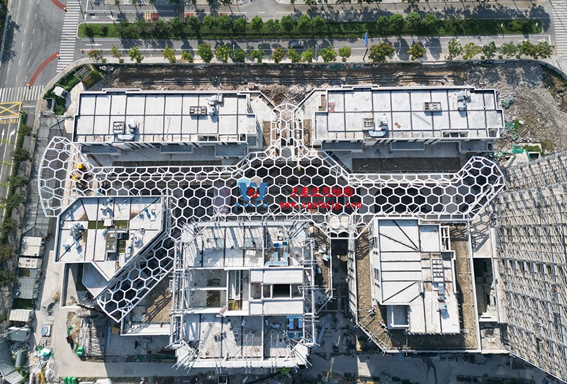 嘉興長安里ETFE氣枕鋼膜結(jié)構(gòu)頂棚工程 嘉興長安里ETFE氣枕鋼膜結(jié)構(gòu)頂棚工程