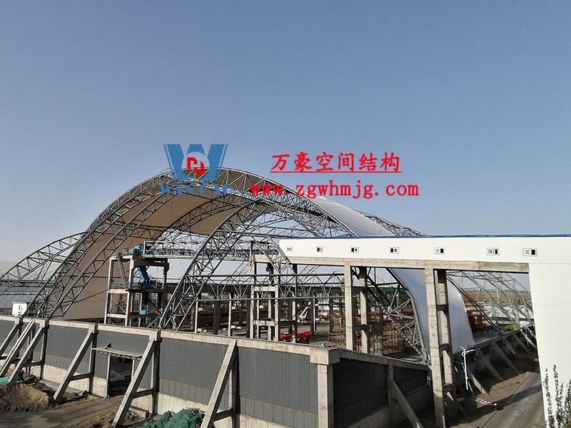 內(nèi)蒙能源長城五礦選煤廠鋼骨架膜棚建設(shè)項(xiàng)目 內(nèi)蒙能源長城五礦選煤廠鋼骨架膜棚建設(shè)項(xiàng)目