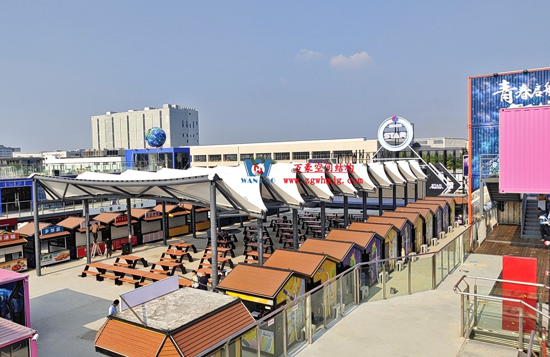 膜結(jié)構(gòu)遮陽(yáng)雨棚受歡迎的主要原因是什么？