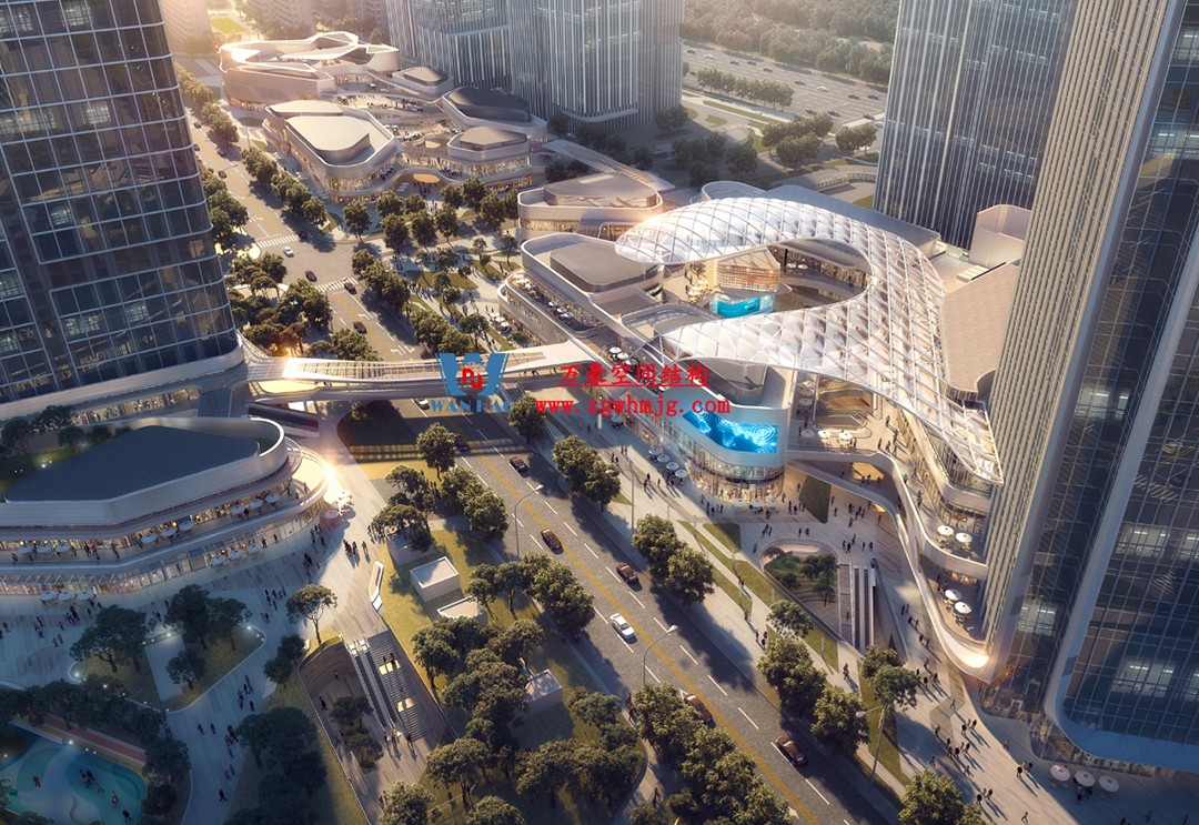 紹興華發(fā)金融活力城ETFE膜結(jié)構(gòu)商業(yè)天幕工程 紹興華發(fā)金融活力城ETFE膜結(jié)構(gòu)商業(yè)天幕工程