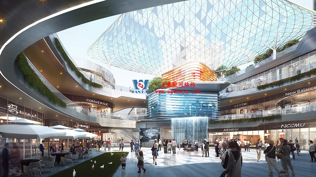 紹興華發(fā)金融活力城ETFE膜結(jié)構(gòu)商業(yè)天幕工程 紹興華發(fā)金融活力城ETFE膜結(jié)構(gòu)商業(yè)天幕工程