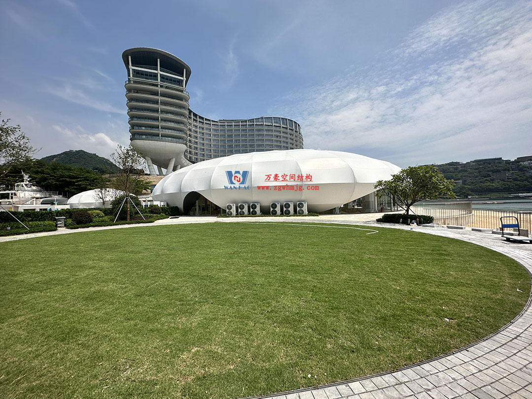 京基大梅沙酒店多功能活動(dòng)廳鋼膜結(jié)構(gòu)項(xiàng)目 京基大梅沙酒店多功能活動(dòng)廳鋼膜結(jié)構(gòu)項(xiàng)目