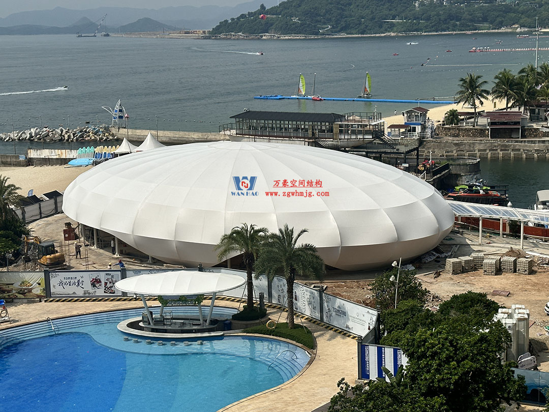 京基大梅沙酒店多功能活動(dòng)廳鋼膜結(jié)構(gòu)項(xiàng)目 京基大梅沙酒店多功能活動(dòng)廳鋼膜結(jié)構(gòu)項(xiàng)目