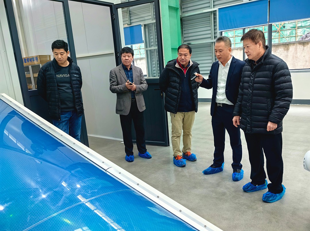 中國鋼結(jié)構(gòu)協(xié)會空間結(jié)構(gòu)分會領導專家一行蒞臨萬豪考察指導工作