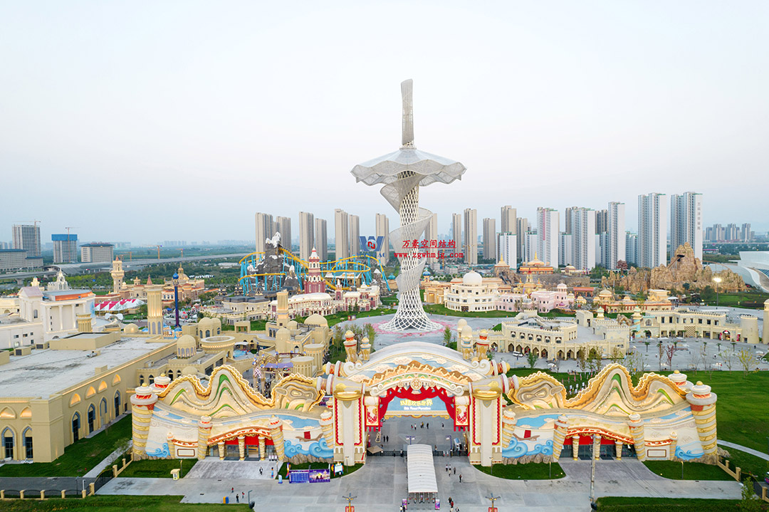 ETFE膜結(jié)構(gòu)地標(biāo)塔—以愛之名，點亮絲路歡樂世界