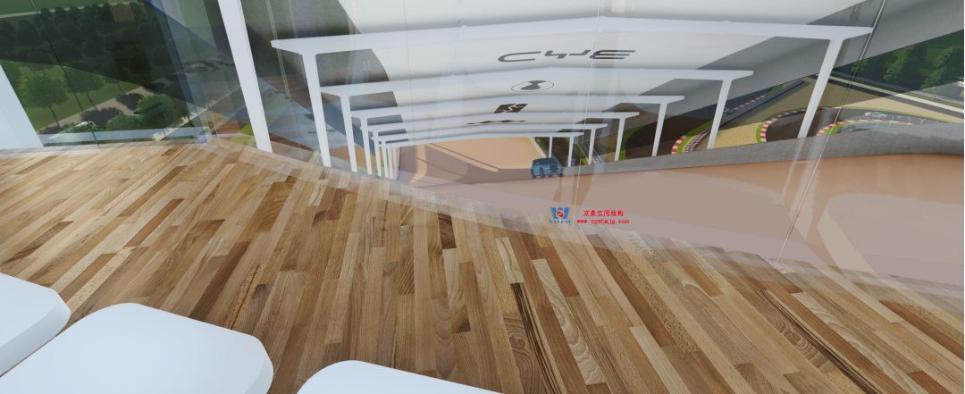 馭風逐沙，織就賽道美學——比亞迪紹興嵊州賽車場干拔沙坡觀景平臺鋼膜結(jié)構(gòu)