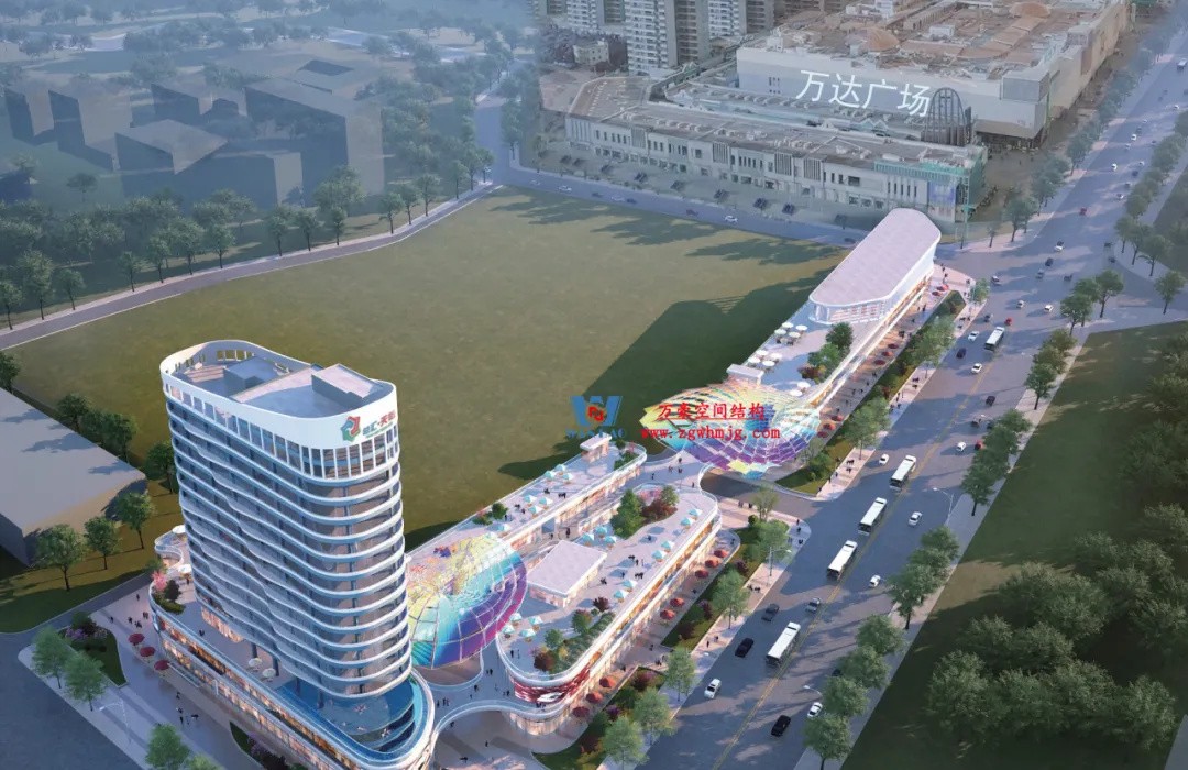 廣州茂名總匯天街商業(yè)街ETFE膜結(jié)構(gòu)項目