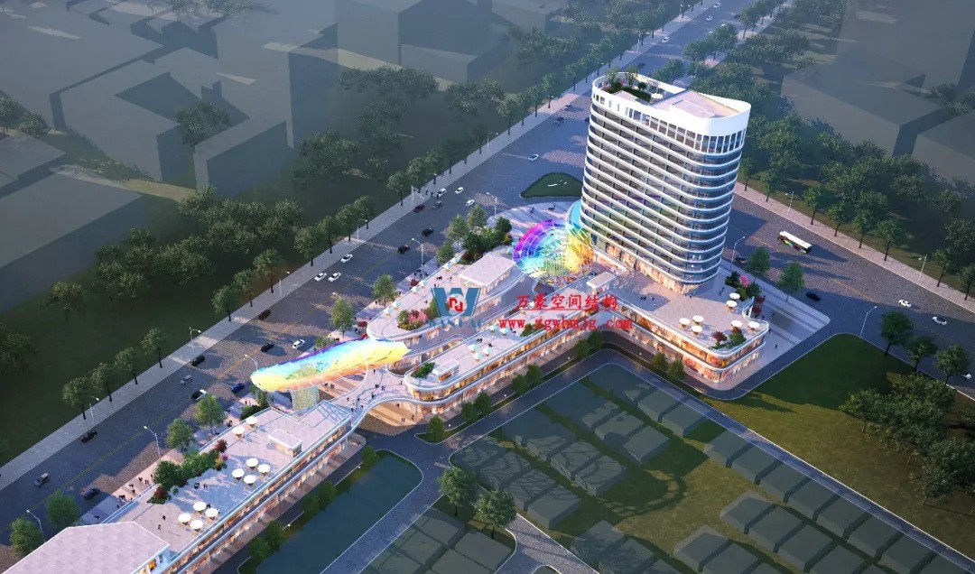 廣州茂名總匯天街商業(yè)街ETFE膜結(jié)構(gòu)項目