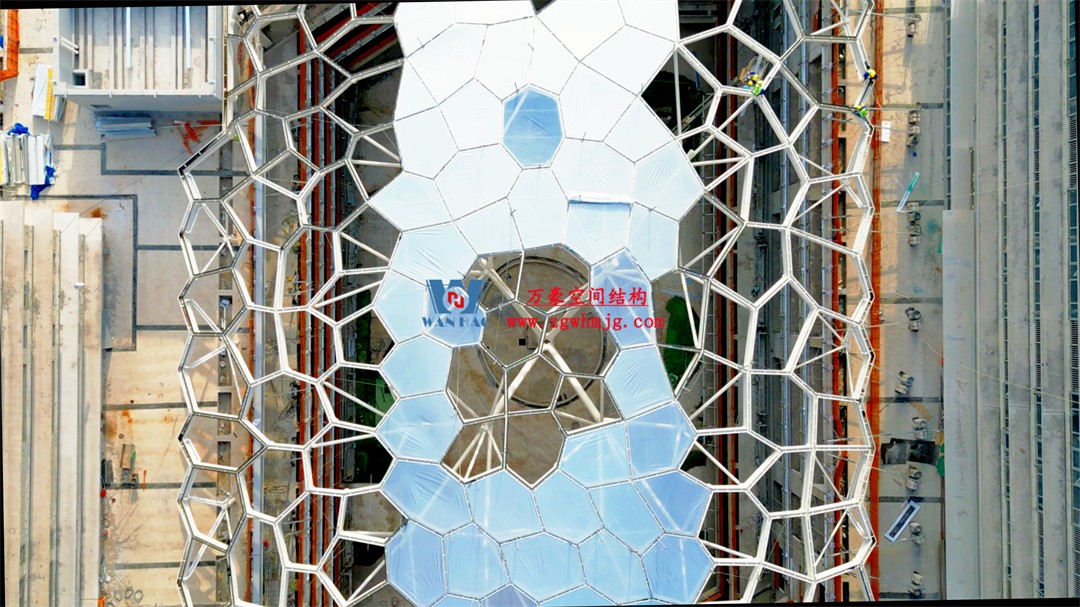 浙江萬豪空間結(jié)構(gòu)集團有限公司安吉云安里項目膜結(jié)構(gòu)工程進展報告 浙江萬豪空間結(jié)構(gòu)集團有限公司安吉云安里項目膜結(jié)構(gòu)工程進展報告