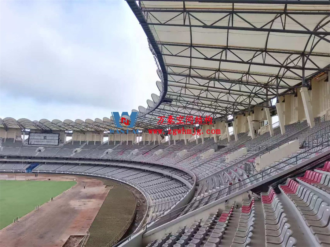 非洲杯肯尼亞體育場(chǎng)PTFE鋼膜結(jié)構(gòu)屋面工程 非洲杯肯尼亞體育場(chǎng)PTFE鋼膜結(jié)構(gòu)屋面工程