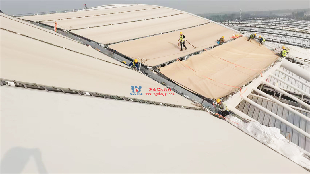 千帆競發(fā)勢如虹｜中原國際會展中心膜結(jié)構(gòu)天幕攻堅(jiān)實(shí)錄，擎起中原會展新地標(biāo)！