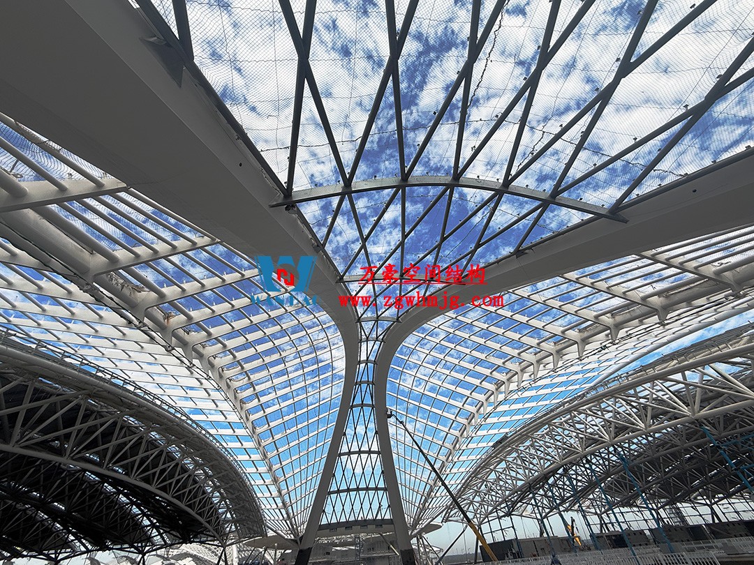鄭州中原高鐵港數(shù)字展貿城ETFE膜結構 PTFE膜結構項目 鄭州中原高鐵港數(shù)字展貿城ETFE膜結構 PTFE膜結構項目