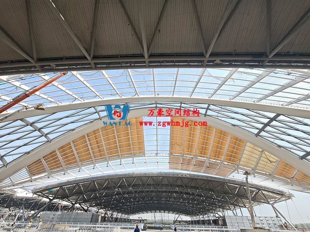 鄭州中原高鐵港數(shù)字展貿城ETFE膜結構 PTFE膜結構項目 鄭州中原高鐵港數(shù)字展貿城ETFE膜結構 PTFE膜結構項目