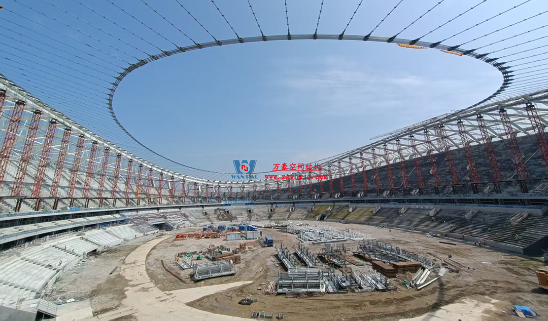 緊跟“蘇超熱浪”，火熱施工中，一只白鷺即將振翅高飛！