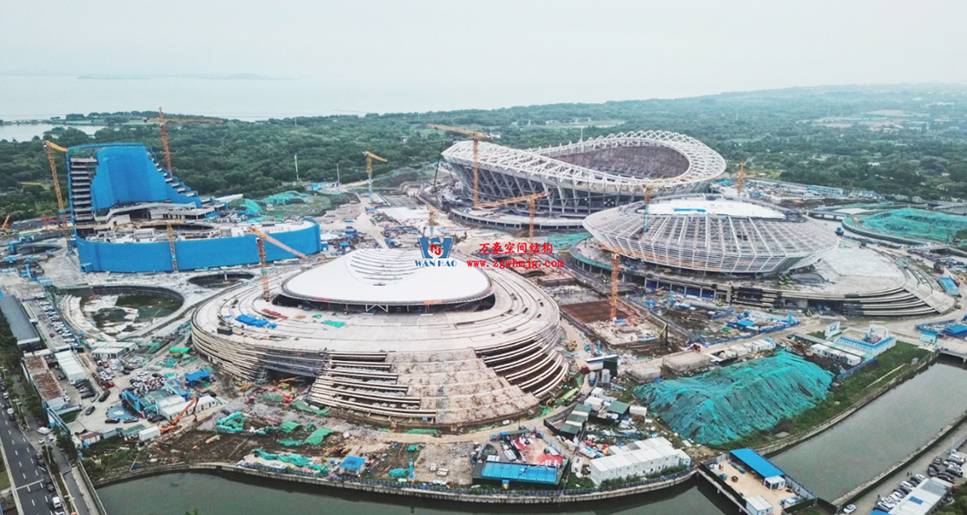 緊跟“蘇超熱浪”，火熱施工中，一只白鷺即將振翅高飛！