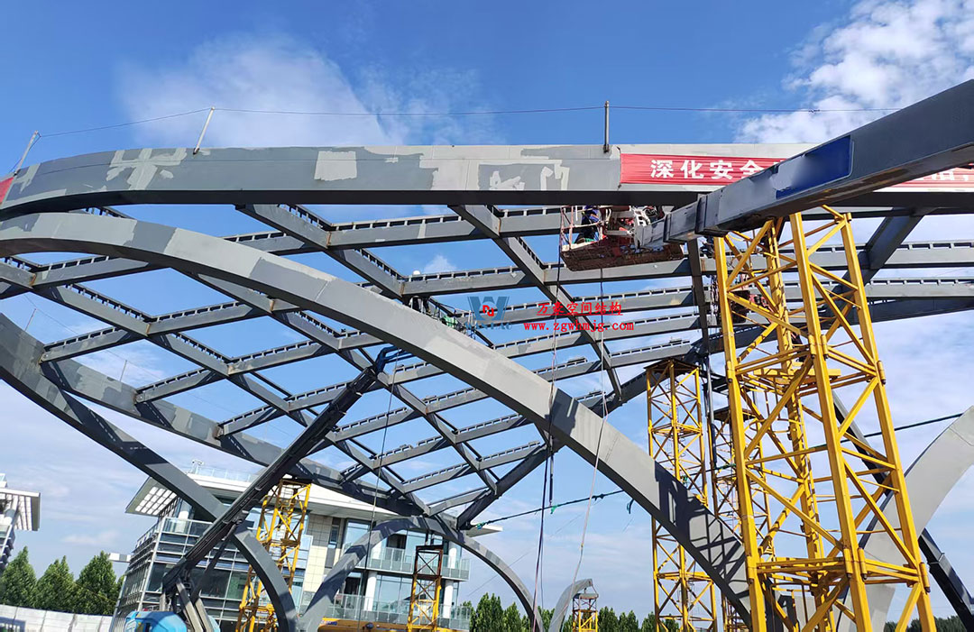 ETFE氣枕膜與雙曲面空間網(wǎng)殼結(jié)構(gòu)結(jié)合是什么樣？一起來一睹真容