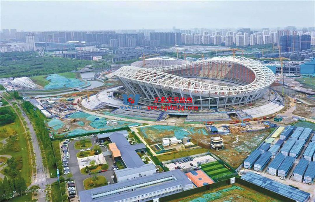 無(wú)錫奧體中心體育場(chǎng)ETFE膜首吊成功，太湖畔將閃耀“生態(tài)之光”