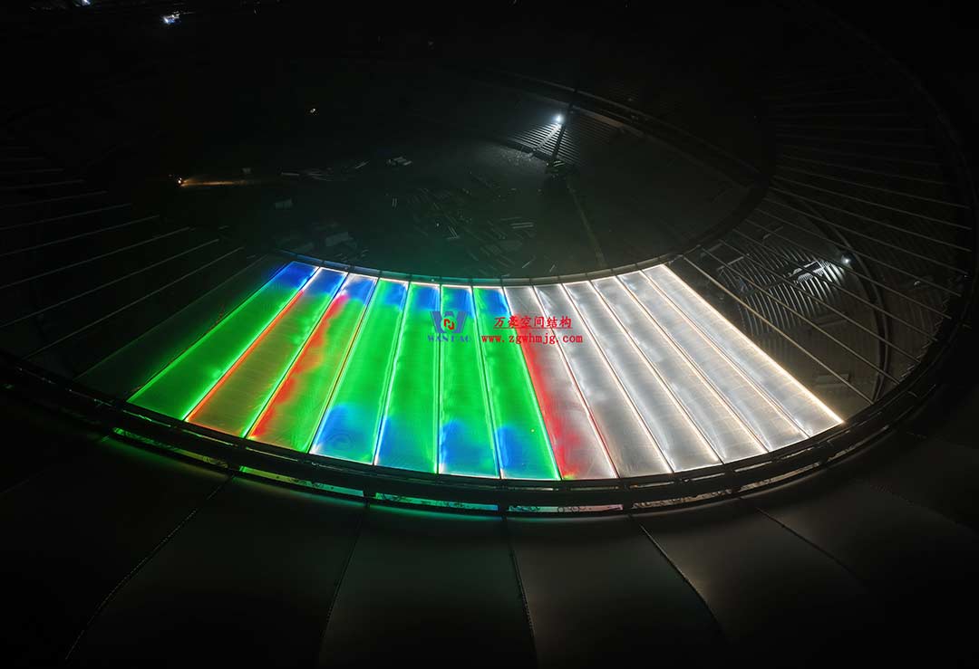 太湖之畔，華燈初上|無錫奧體中心施工加速