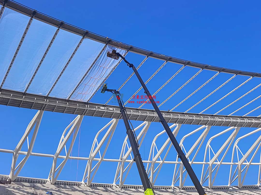 太湖之畔，華燈初上|無錫奧體中心施工加速