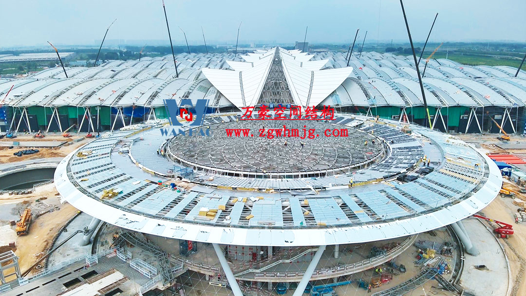 鄭州中原高鐵港數(shù)字展貿(mào)城ETFE膜結(jié)構(gòu) PTFE膜結(jié)構(gòu)工程 鄭州中原高鐵港數(shù)字展貿(mào)城ETFE膜結(jié)構(gòu) PTFE膜結(jié)構(gòu)工程