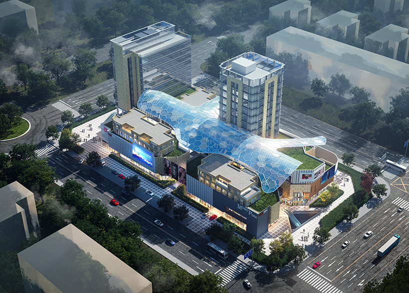 嘉興長安里ETFE膜結(jié)構(gòu)頂棚